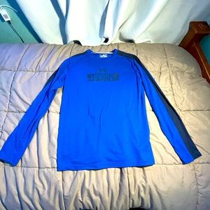 Blue Under Armor Cold Gear Long Sleeve Tee, Boy’s XL